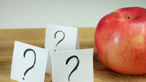 Red and green apple Stock Footage 241816382
