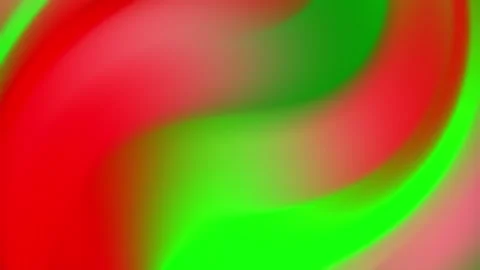 Red and green blend to form swirling abstract art, suitable for backgrounds Video stock 294686596