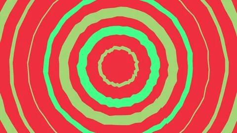 Red and green circle abstract pattern background イラスト素材