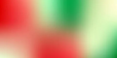 Red and green dynamic blend of vibrant colors merging together, creating a vi Stock Illustration