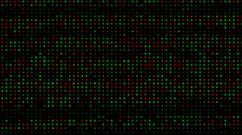 Red and green electronic light array background.Scanning,detection,radar,vision, Stock Footage 827547
