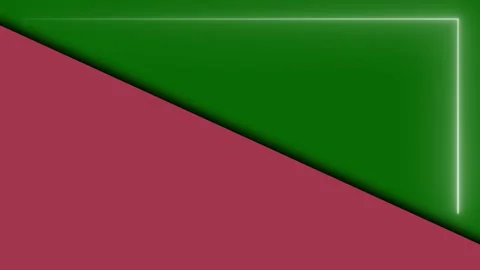 Red and green half screen rotation. Moving christmas color palette rotation  Stock Footage 247997347