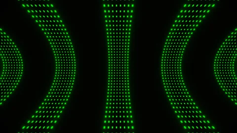 Red and Green Neon Square Curves Moving Background VJ Loop in 4K Video stock 341804200