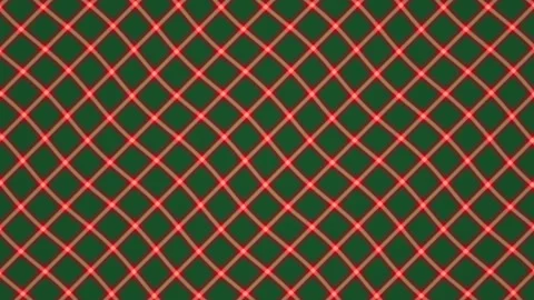 Red and green pattern with diagonal lines and crossing Stock Footage 338241717