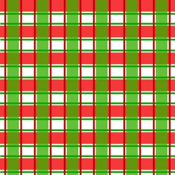 Red and green scotch pattern for christmas Stock Illustration