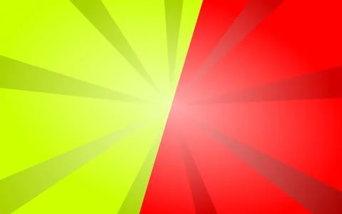 Red and green shape background Stock Illustration