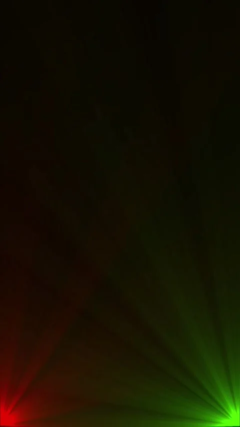 Red and green stage light beam background. Vidéo 331898336