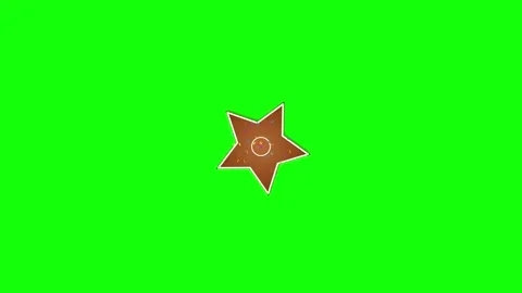 Red and Green Star and Screen on Green Screen Background Horizontal 16:9 Vidéo 339331409