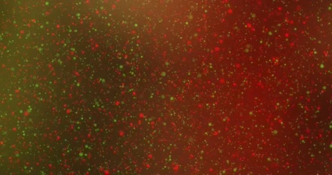 Red and green stars Stock Footage
