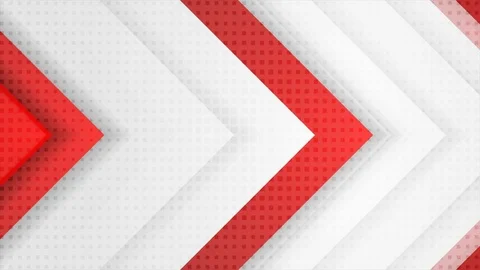 Red and grey hi-tech corporate motion design with arrows Stock Footage 117339226
