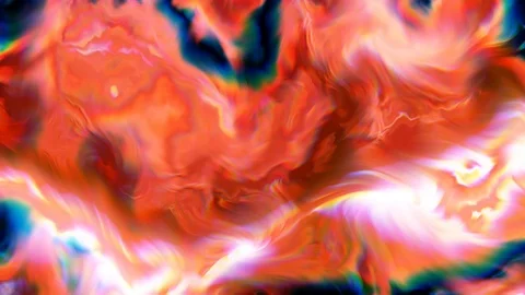 Red and hot alien abstract Stock Footage 89788413
