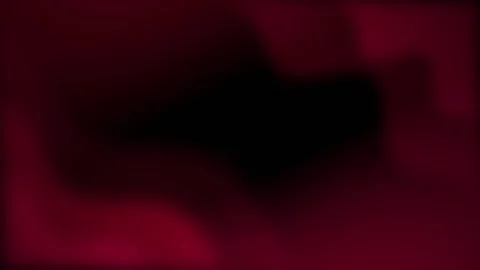 Red and magenta light fields shift slowly around a dark organic shape Stock Footage 342216412