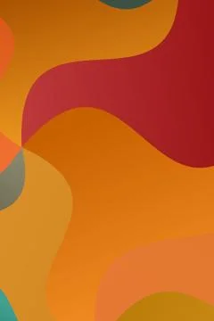 Red and orange abstract background. Simple pattern. Illustrazione stock