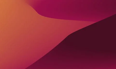 Red and Orange Abstract Gradient Wave Background Stock Illustration