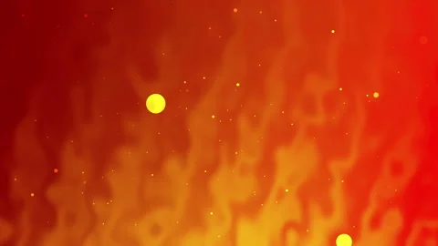 Red and orange background with yellow sparkles Stock Footage 285350559