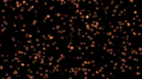 Red and orange bokeh background. Fire style, shiny decoration Video stock 99399203