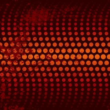 Red and orange circle background with grunge Illustration