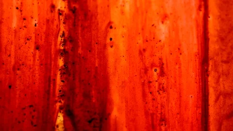 Red and orange drip Video stock 105605824