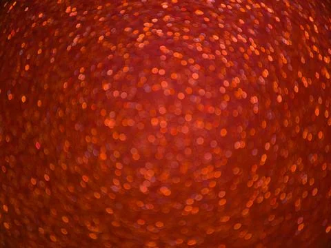 Red and orange glitter bokeh lights abstract background Stock Photos