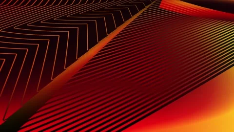 Red and orange gradient and lines abstract animation. Stock Footage 283667465