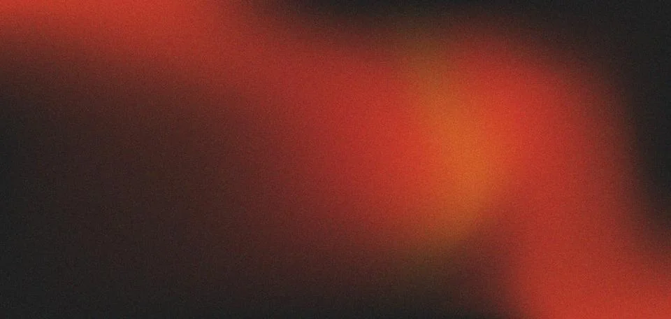 Red and orange gradient with subtle grain and dark edges abstract backgroun.. Illustrazione stock