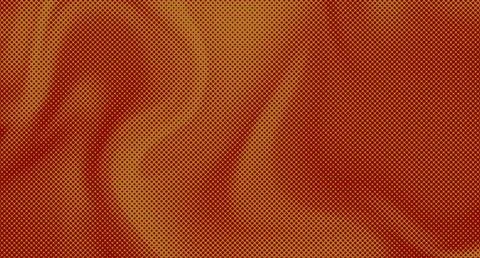 Red and orange halftone pattern texture background with small dots and grad.. Stock Illustration