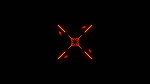 Red and Orange Impressive Neon Abstract Tunnel Background VJ Loop in 4K 스톡 동영상 337926707