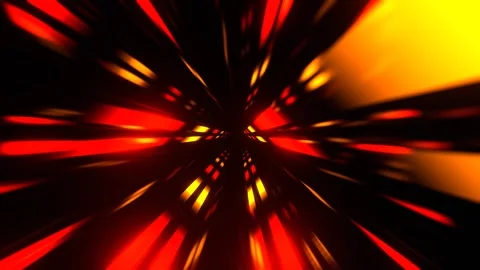 Red and Orange Infinity Neon Abstract Tunnel Background VJ Loop l 4K Stock Footage 296908533