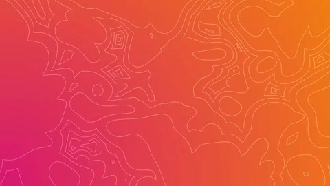 Red and Orange Lava Flow Topographic Animation Stock Footage 314297800