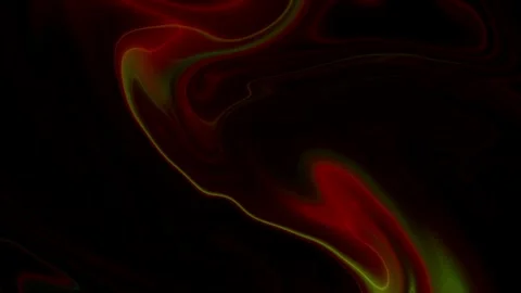 Red and Orange Neon Fluid 15s Seamless Loop Motion Background Video stock 341129567