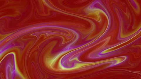 Red and Orange Neon Fluid 15s Seamless Loop Video Background Video stock 341524707