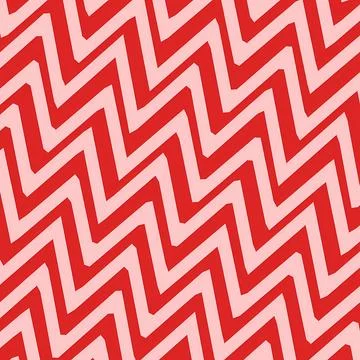 Red and Pink Diagonal Chevron Zigzag Pattern Abstract Geometric Background 스톡 일러스트