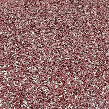 Red and Pink Exposed Aggregate Stone Surface Texture Background Stock Photos