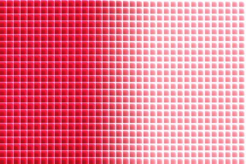Red and pink gradient square grid with rounded corners and glowing effect s.. Stock Illustration
