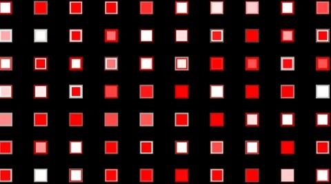 Red and pink pixel squares Video stock 7749256