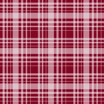 Red and pink plaid pattern fabric texture Stock Illustration