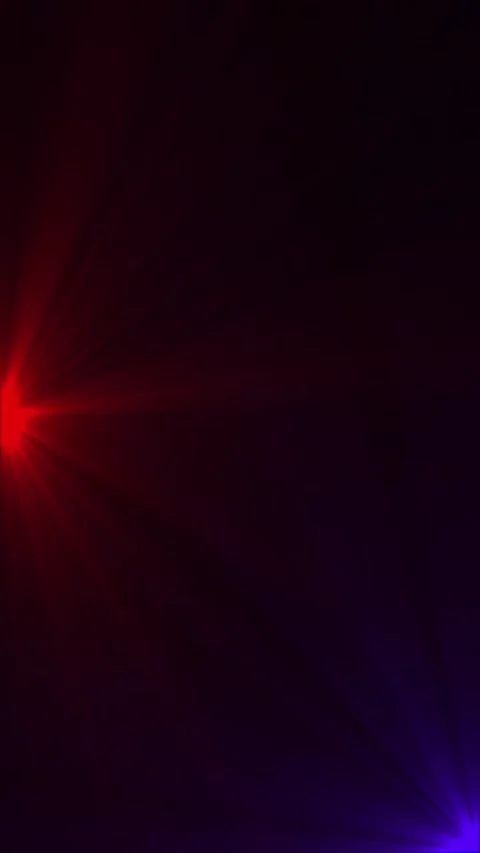 Red and purple light rays flicker and zoom. Vidéo 331898329