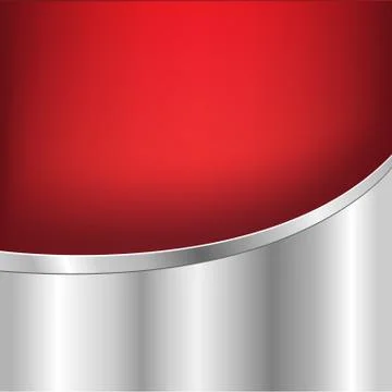Red And Silver Background Stock Illustration