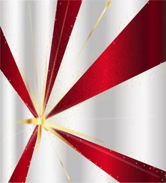 Red And Silver Background Stock Illustration
