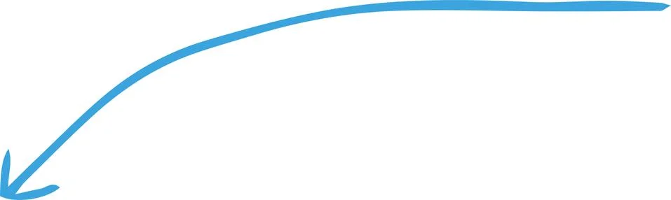 Red and  Simple thin arrow variation illustration Stock Illustration