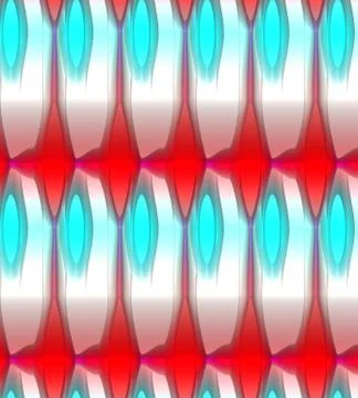 Red and turquoise glowing light abstract background. Stock Illustration