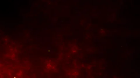 Red and violet colored particle simultion bg 3d 4K animation. Stockbeeldmateriaal 245969583