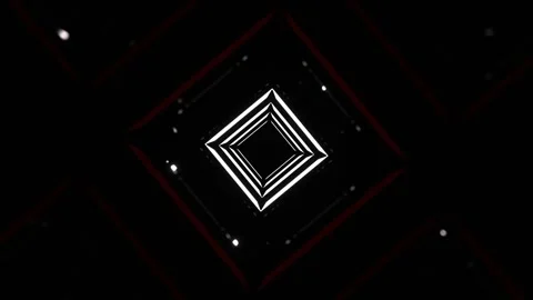 Red and White Abstract Digital Pulse Spectrum Background VJ Loop in 4K Stock Footage 341669188
