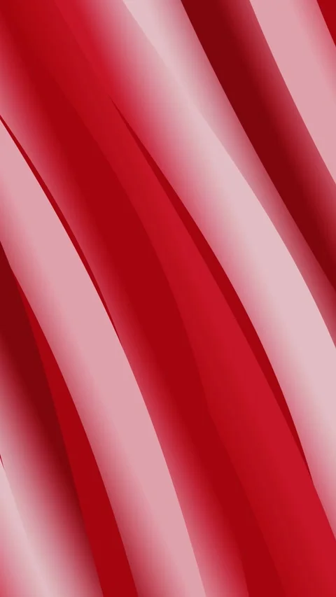 Red and White Abstract Flowing Waves Background - Elegant Loop 스톡 동영상 334704307