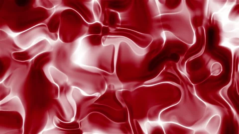 Red and white abstract liquid background suitable for modern design projects, pa Stock Footage 310191004