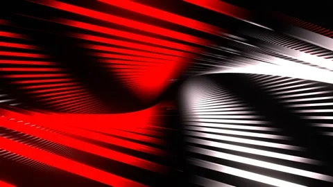Red and White Abstract Moving Lines Background VJ Loop in 4K Stock Footage 306644863