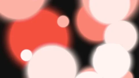 Red and White Blurred Circles Background. Video stock 330955449
