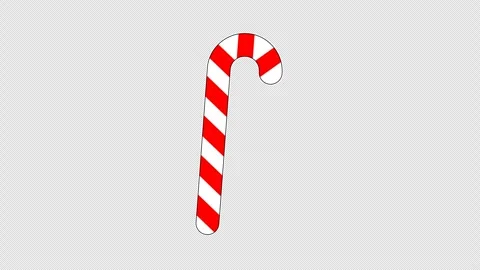 Red and white candy cane 스톡 동영상 335453045