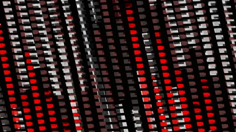 Red and white clasp Stock Footage 153292320