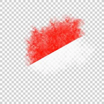 Red and White Decorative Element Stock Illustration